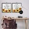 Stupell Industries Enjoy Motivational Sunflowers 2pc Framed Giclee Set By Kim Allen